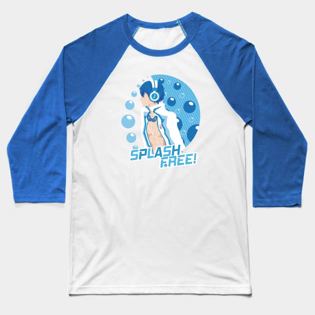 Free Splash Free Haruka Nanase Baseball T-Shirt by DaphInteresting